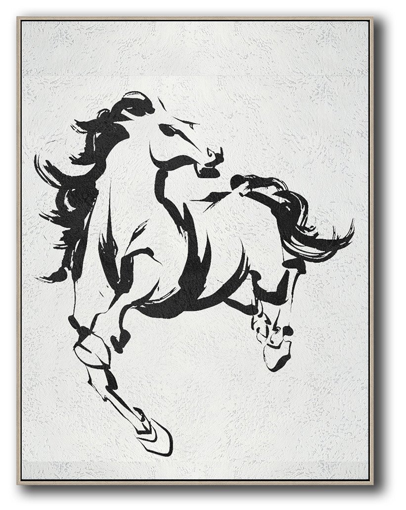 Minimal Horse Art #MN319B - Click Image to Close
